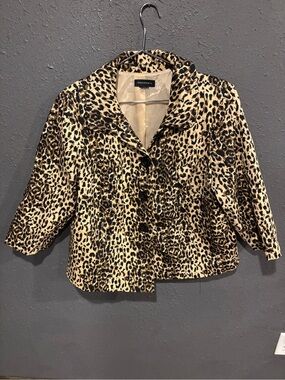 Women’s Ingredients Animal Print Jacket